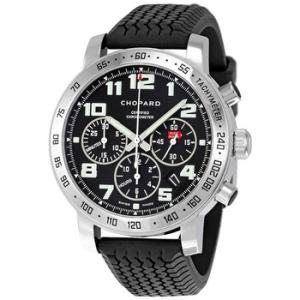 Mille Miglia Steel Black Rubber Chronograph Watch