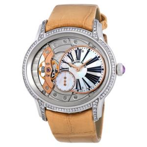 Millenary White Mother Of Pearl Dial Hand Wind Watch