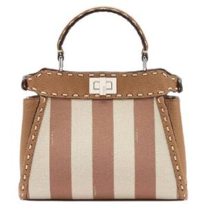 Mini Peekaboo Pequin Stripe Bag