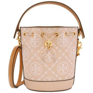 Mini T Monogram Embossed Bucket Bag