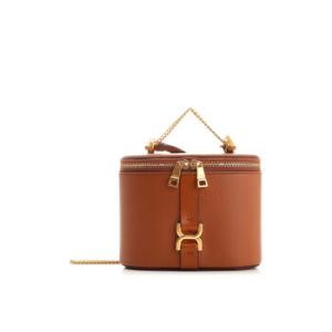 Mini Vanity Leather Crossbody Bag