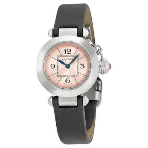 Miss Pasha Pink Dial Grey Satin Watch W3140026