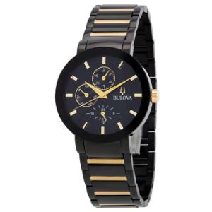 Modern Quartz Black Dial Watch 98C149