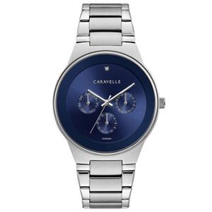 Modern Quartz Blue Dial Watch 43D107