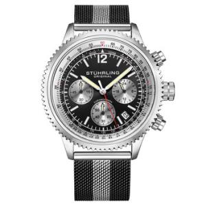 Monaco Chronograph Quartz Black Dial Watch M17132