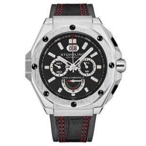 Monaco Chronograph Quartz Black Dial Watch M18236