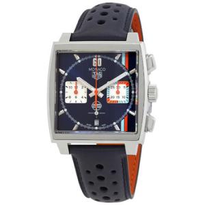 Monaco X Gulf Chronograph Automatic Blue Dial Watch CBL2115.FC6494
