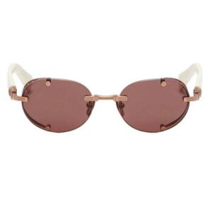Monsieur Brown Oval Sunglasses BPS153B53