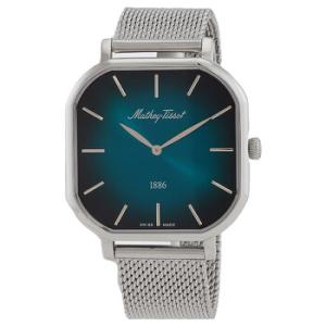 Monsoon Square Quartz Green Dial Watch H7917AV
