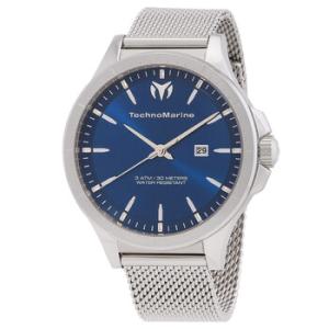 MoonSun Date Quartz Blue Dial Watch TM822004
