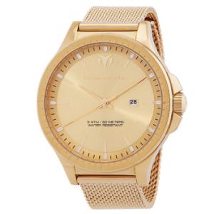 MoonSun Date Quartz Gold Dial Watch TM822009