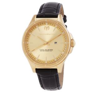 MoonSun Date Quartz Gold Dial Watch TM822045