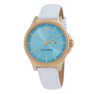 MoonSun Date Quartz Light Blue Dial Dial Watch TM822046