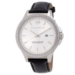 MoonSun Date Quartz Silver Dial Watch TM822010