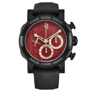 Moon Dust Chronograph Automatic Red Dial Watch RJ.MD.CH.703.20