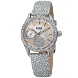 Mother Of Pearl Dial Grey Polka Dot Watch BUR160GY