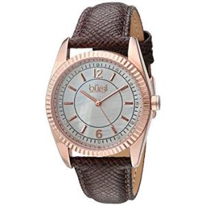 Mother Of Pearl Dial Leather Watch BUR167GY