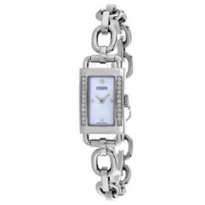 Mother Of Pearl Silver Quartz Mother of Pearl Dial Watch