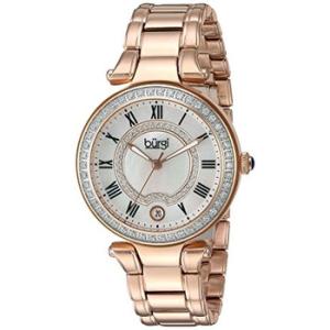 Mother of Pearl Dial Rose Goldtone Watch BUR165RG