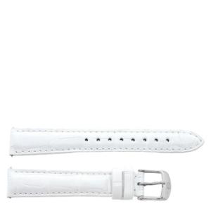 Ms16aa010151 16Mm White Patent Alligator Strap