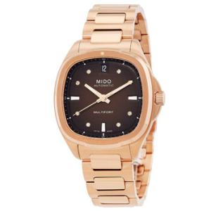 Multifort TV Automatic Diamond Brown Dial Watch M0493073329600