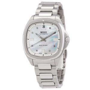 Multifort TV Automatic Diamond White Mother of Pearl Dial Watch M0493071110600