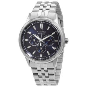 Multifunction Blue Dial Stainless Steel Watch BU207187L