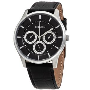 Multifunction Quartz Black Dial Watch AG835101E