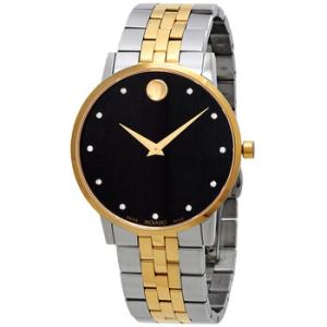 Museum Classic Black Diamond Dial Watch