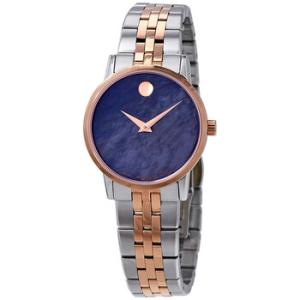 Museum Classic Blue Mother of Pearl Dial Twotone Watch