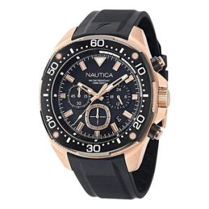 NCT Blue Sail Chronograph Quartz Black Dial Watch NAPBSF401
