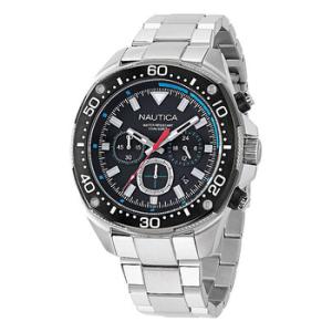 NCT Blue Sail Chronograph Quartz Black Dial Watch NAPBSF406