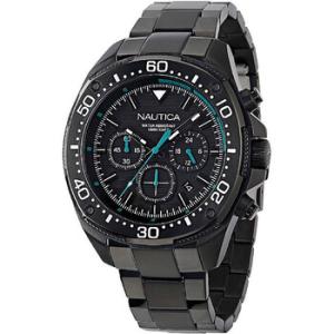 NCT Blue Sail Chronograph Quartz Black Dial Watch NAPBSF408