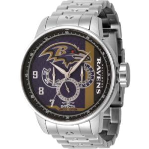 NFL Baltimore Ravens GMT Quartz Watch