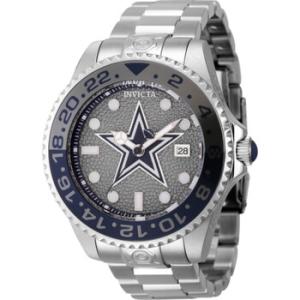 NFL Dallas Cowboys Automatic Date Grey Dial Watch