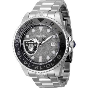 NFL Las Vegas Raiders Automatic Date Grey Dial Watch
