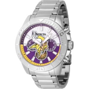 NFL Minnesota Vikings Chronograph GMT Quartz Watch
