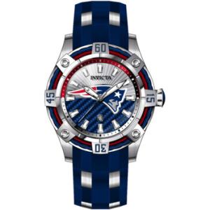 NFL New England Patriots Quartz Silver Dial Watch
