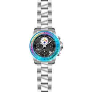NFL Pittsburgh Steelers Chronograph GMT Quartz Black Dial Watch