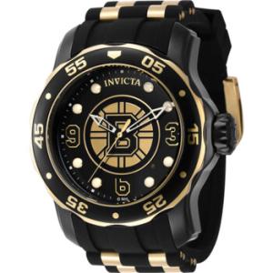 NHL Boston Bruins Quartz Black Dial Watch
