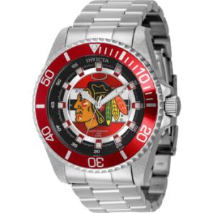 NHL Chicago Blackhawks Quartz Red Dial Watch