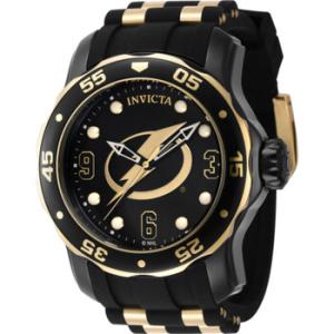 NHL Tampa Bay Lightning Quartz Black Dial Watch