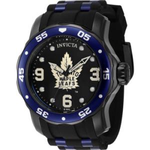 NHL Toronto Maple Leafs Quartz Black Dial Watch
