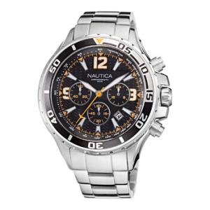 NST Chronograph Quartz Black Dial Watch NAPNSS217