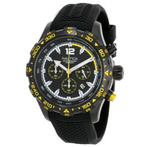 NST Chronograph Quartz Black Dial Watch NAPNSS403