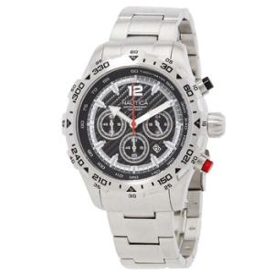 NST Chronograph Quartz Black Dial Watch NAPNSS405