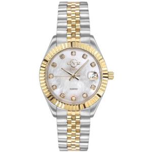 Naples Quartz White Dial Twotone Watch