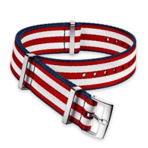 Nato 1920 mm Striped Polyamide Watch Band 031CWZ010616