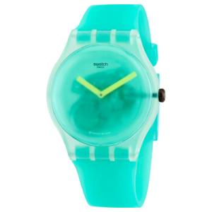 Nature Blur Quartz Green Translucent  Dial Watch SUOG119
