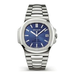 Nautilus 40th Anniversary Platinum  Automatic Blue Dial Watch 57111P